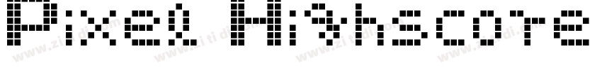 Pixel Highscore Reg字体转换
